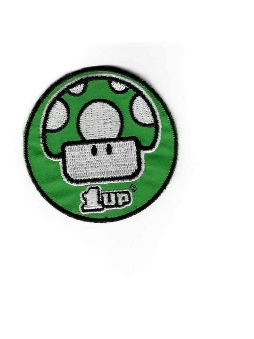 Super Mario Brothers Green Toad Mushroom Patch - Brand New